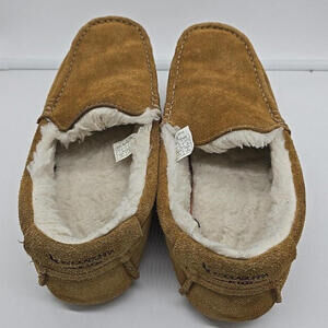 KoolaBurra BY UGG‎ Men Suede Chestnut MOCCASIN Slippers 11
